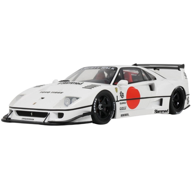 MODELLINO SCALA COMPATIBILE CON LB-WORKS F40 2023 WHITE 1:18 GT SPIRIT GT470