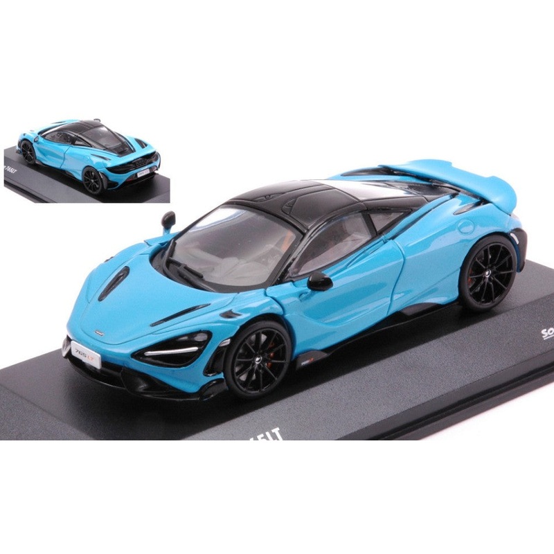 MODELLINO SCALA COMPATIBILE CON MCLAREN 765LT 2020 LIGHT BLUE 1:43 SOLIDO SL4311904
