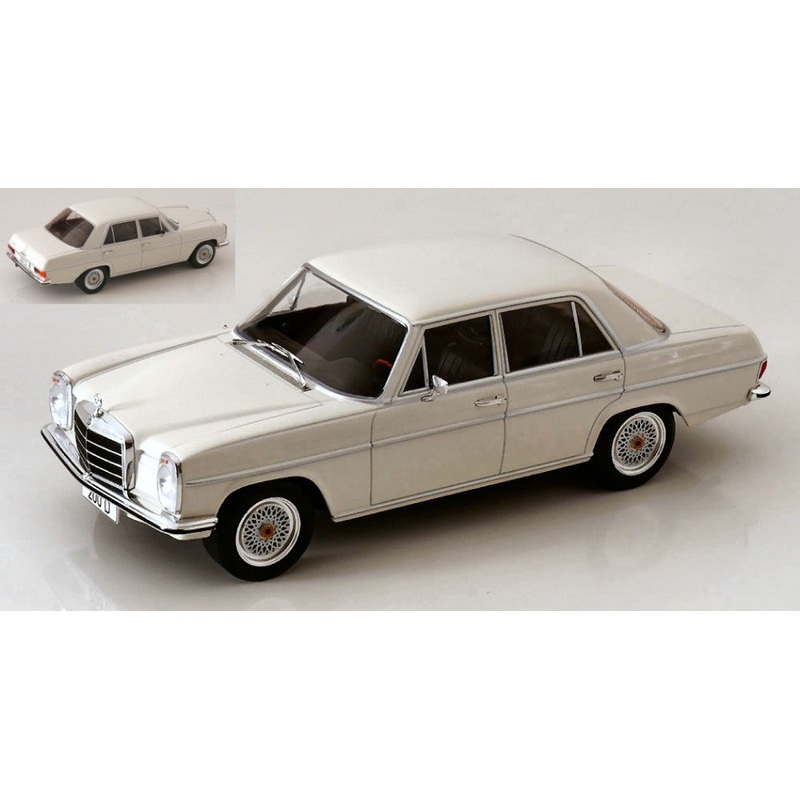 MODELLINO SCALA COMPATIBILE CON MERCEDES 200 D (W115) 1968 WHITE 1:18 MODELCARGROUP MCG18122