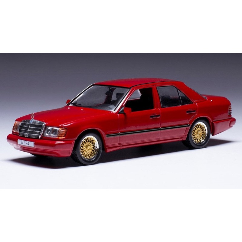 MODELLINO SCALA COMPATIBILE CON MERCEDES 300 E (W124) 1984 DARK RED 1:43 IXO MODEL CLC544