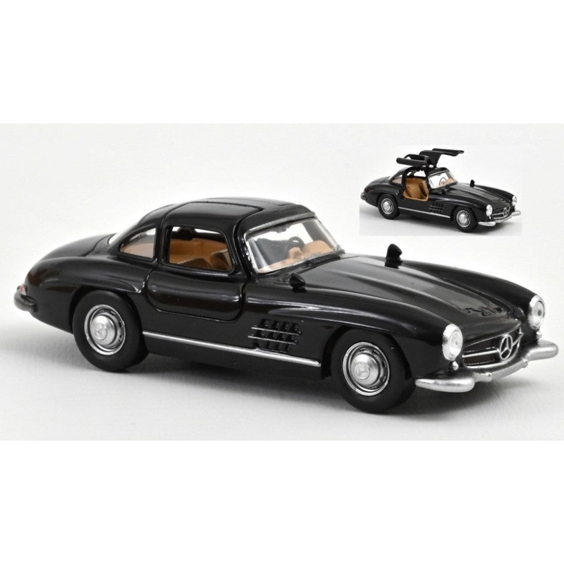 MODELLINO SCALA COMPATIBILE CON MERCEDES 300 SL 1954 BLACK JET-CAR 1:43 NOREV NV351198
