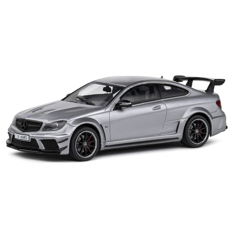 MODELLINO SCALA COMPATIBILE CON MERCEDES C-CLASS C63 AMG BLACK SERIES 2012 MET.GREY 1:43 SOLIDO SL4311604