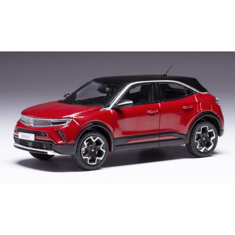 MODELLINO SCALA COMPATIBILE CON OPEL MOKKA-E 2022 MET.RED 1:43 IXO MODEL CLC511