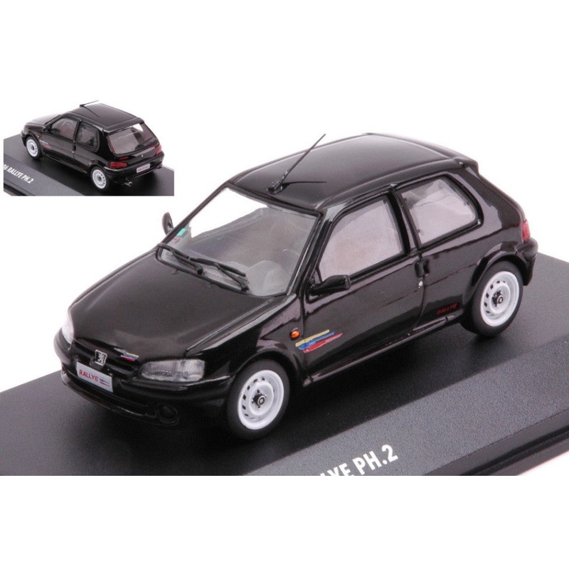 MODELLINO SCALA COMPATIBILE CON PEUGEOT 106 RALLY 2001 BLACK 1:43 SOLIDO SL4312103
