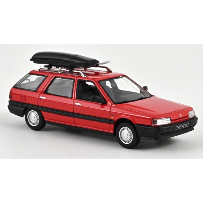 MODELLINO SCALA COMPATIBILE CON RENAULT 21 NEVADA 1989 RED WITH ACCESSOIRES 1:43 NOREV NV512133