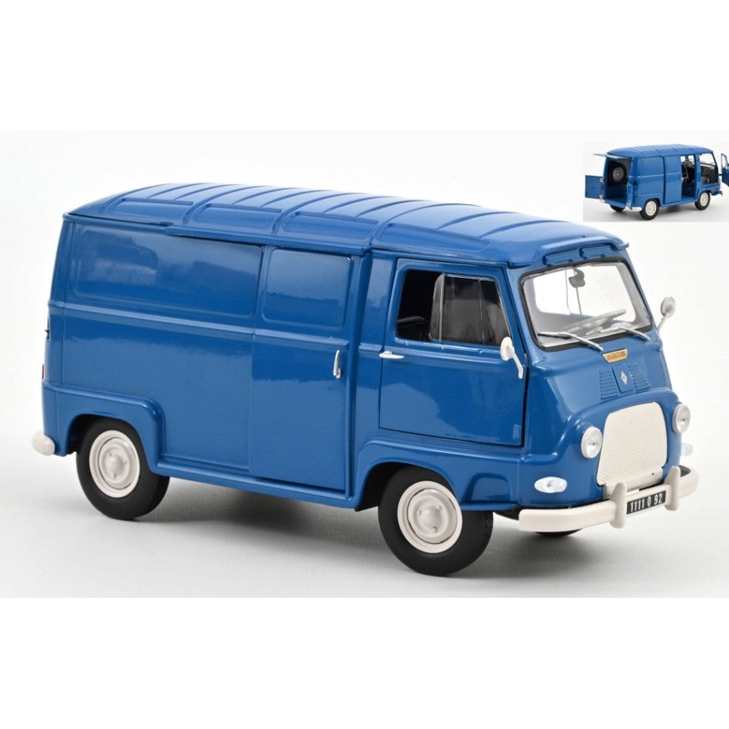 MODELLINO SCALA COMPATIBILE CON RENAULT ESTAFETTE 1967 SAVIEM BLUE 1:18 NOREV NV185122