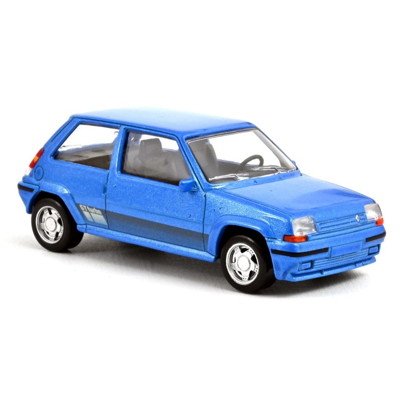 MODELLINO SCALA COMPATIBILE CON RENAULT SUPERCINQ GT TURBO PH II 1988 BLUE METALLIC JET-CAR 1:43 NOREV NV510540