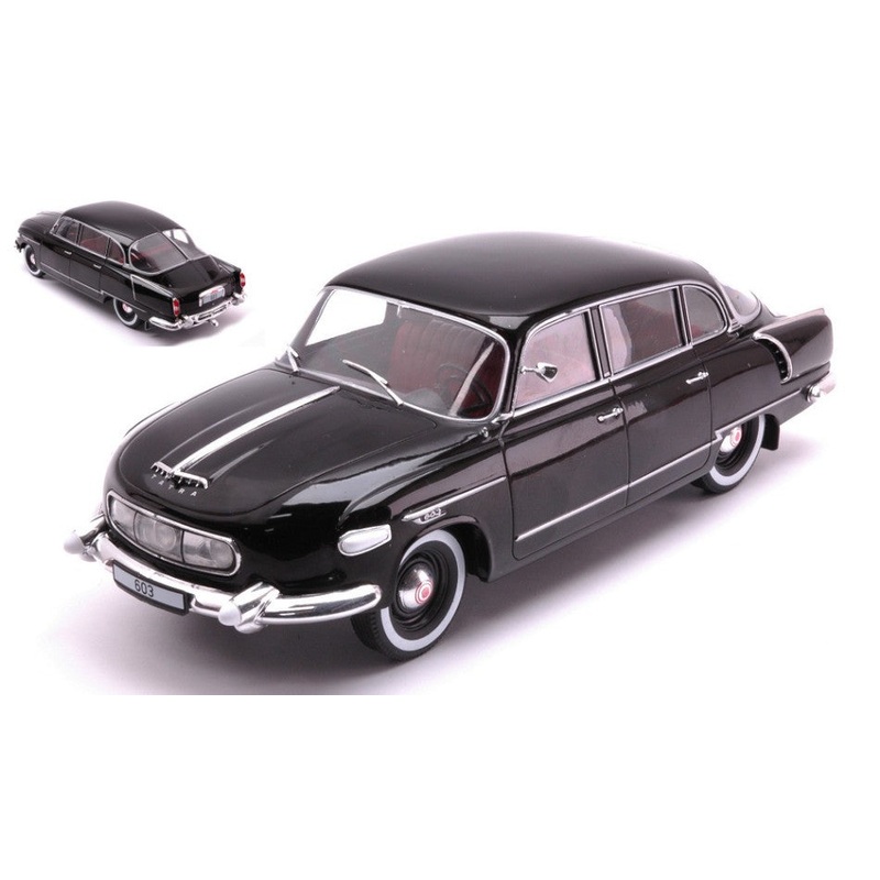 MODELLINO SCALA COMPATIBILE CON TATRA 603 1956 BLACK 1:24 WHITEBOX WB124215
