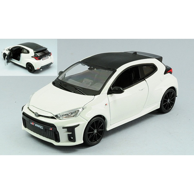 MODELLINO SCALA COMPATIBILE CON TOYOTA GR YARIS 2021 WHITE 1:24 MAISTO MI32909W