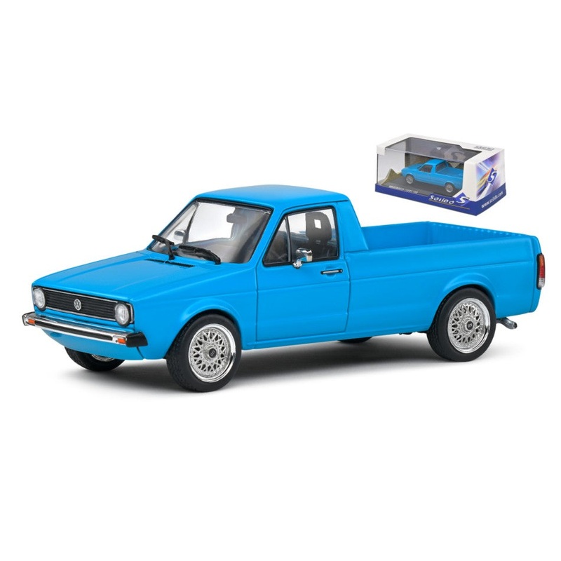 MODELLINO SCALA COMPATIBILE CON VOLKSWAGEN CADDY 1990 MIAMI BLUE 1:43 SOLIDO SL4312302