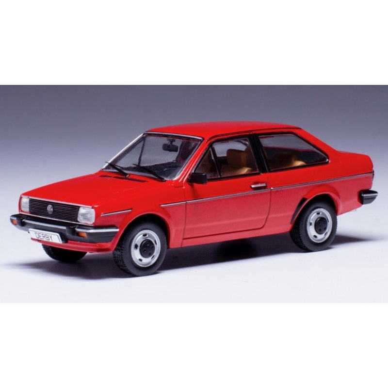 MODELLINO SCALA COMPATIBILE CON VW DERBY MK II 1981 RED 1:43 IXO MODEL CLC546