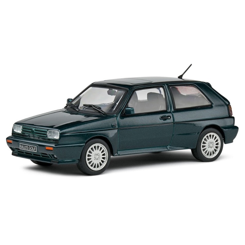 MODELLINO SCALA COMPATIBILE CON VW GOLF RALLYE 1989 GREEN 1:43 SOLIDO SL4311304