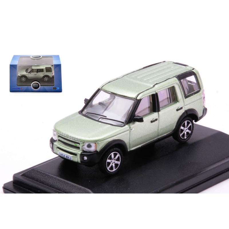 MODELLINO SCALA COMPATIBILE CON LAND ROVER DISCOVERY 3 METALLIC GREEN 1:76 OXFORD OXF76LRD009