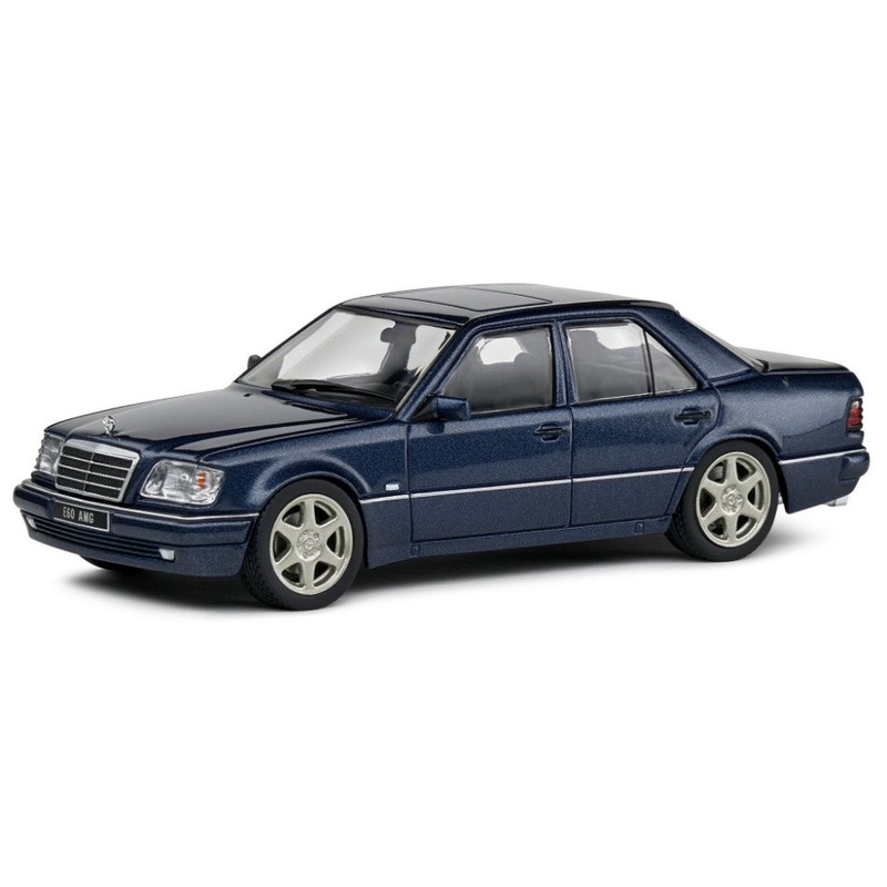 MODELLINO SCALA COMPATIBILE CON MERCEDES E-CLASS 500E E60 AMG (W124) 1994 MET.BLUE 1:43 SOLIDO SL4313203
