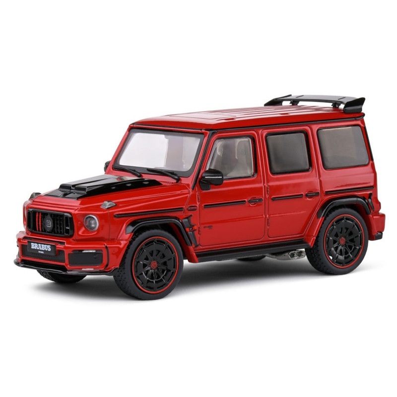 MODELLINO SCALA COMPATIBILE CON MERCEDES G-CLASS G63 700 BRABUS WIDESTAR 2022 RED 1:43 SOLIDO SL4312407
