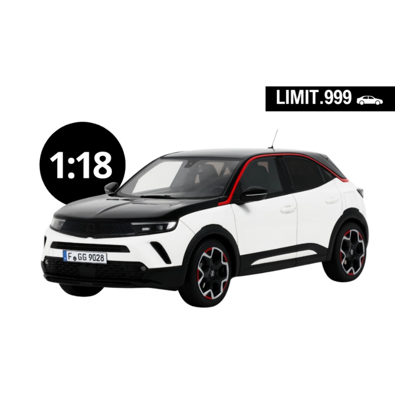 MODELLINO SCALA COMPATIBILE CON OPEL MOKKA-E GS LINE 2021 JADE WHITE 1:18 OTTOMOBILE OT1045
