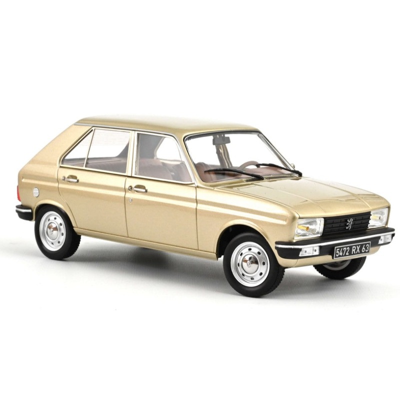 MODELLINO SCALA COMPATIBILE CON PEUGEOT 104 GR 1981 BEIGE METALLIC 1:18 NOREV NV184904