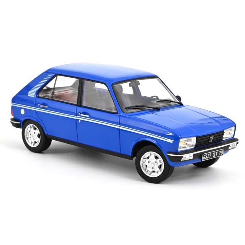 MODELLINO SCALA COMPATIBILE CON PEUGEOT 104 S 1981 IBIS BLUE 1:18 NOREV NV184903