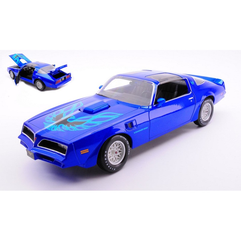 MODELLINO SCALA COMPATIBILE CON PONTIAC FIREBIRD TRANS AM 1978 BLUE 1:18 MAISTO MI31464B