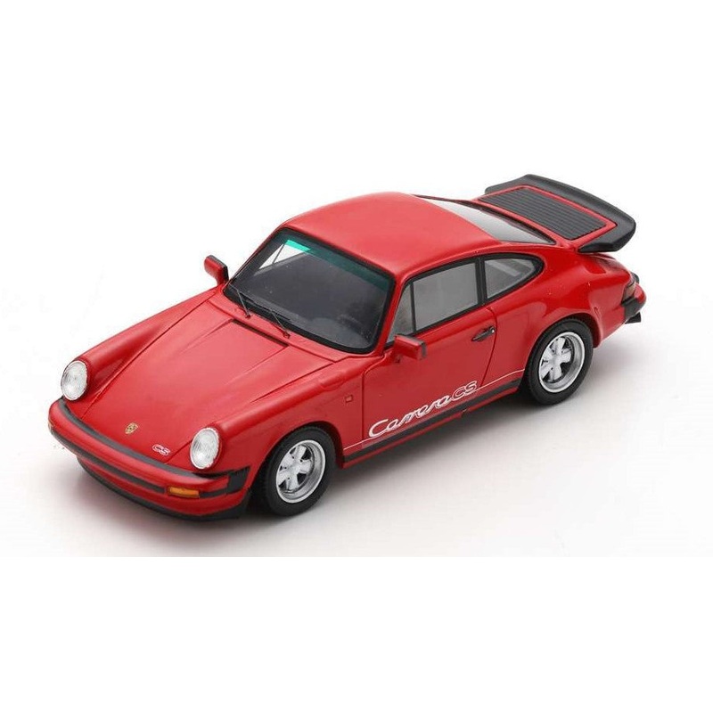MODELLINO SCALA COMPATIBILE CON PORSCHE 911 3.2 CARRERA CS COUPE 1989 INDIAN RED 1:43 SCHUCO SH450919600