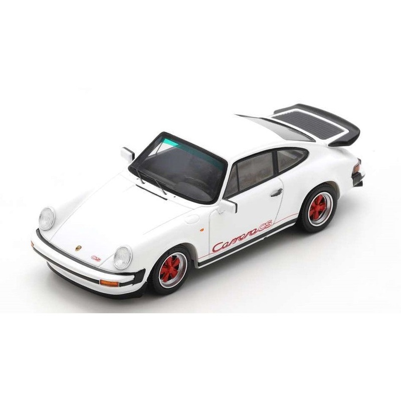 MODELLINO SCALA COMPATIBILE CON PORSCHE 911 3.2 CARRERA CS COUPE 1989 WHITE 1:43 SCHUCO SH450919700