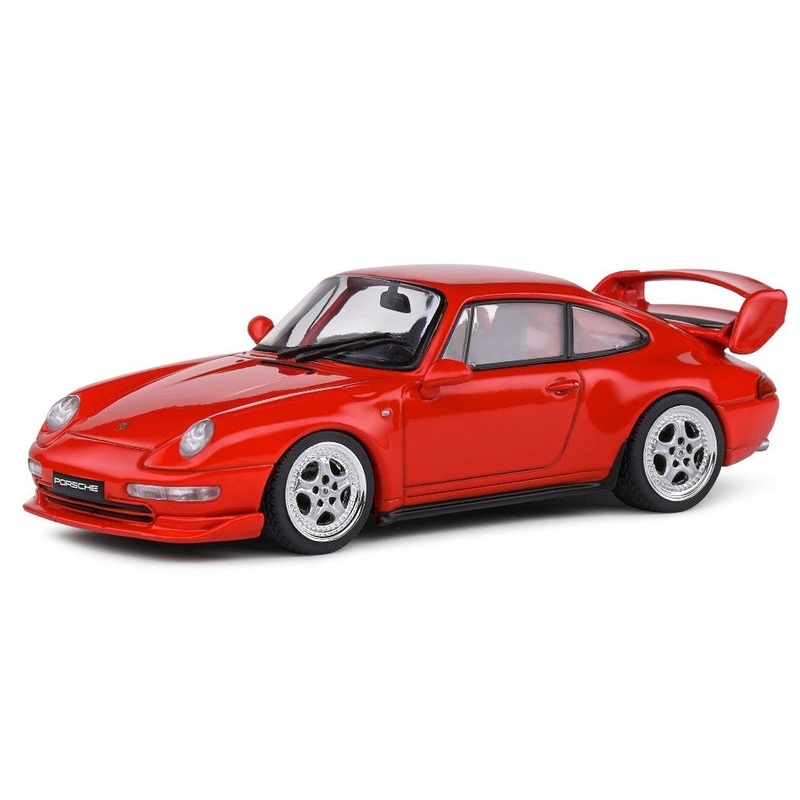 MODELLINO SCALA COMPATIBILE CON PORSCHE 911 993 RS CLUBSPORT COUPE 1993 RED 1:43 SOLIDO SL4313802