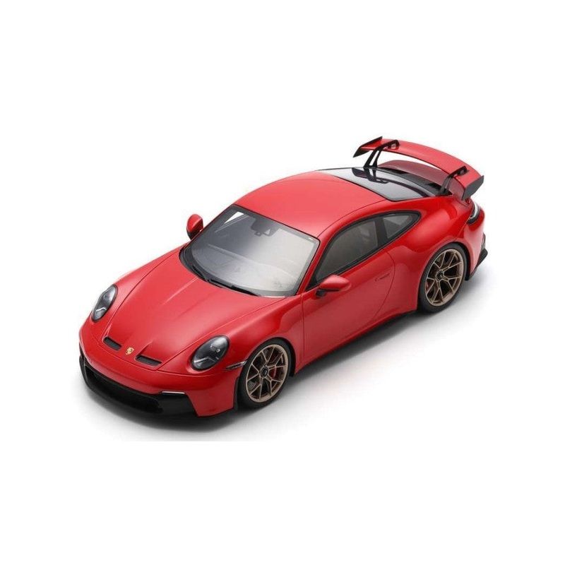 MODELLINO SCALA COMPATIBILE CON PORSCHE 911 GT3 (TYPE 992) 2022 GUARD RED 1:18 SCHUCO SH450052600