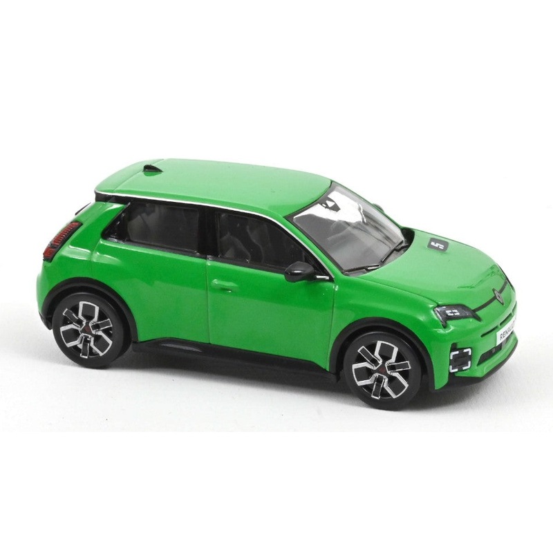 MODELLINO SCALA COMPATIBILE CON RENAULT 5 E-TECH 100% ELECTRIC 2024 POP GREEN 1:43 NOREV NV510551