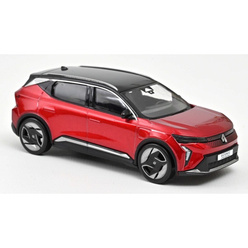 MODELLINO SCALA COMPATIBILE CON RENAULT SCENIC E-TECH 100% ELECTRIC 2024 FLAME RED/BLACK 1:43 NOREV NV517936