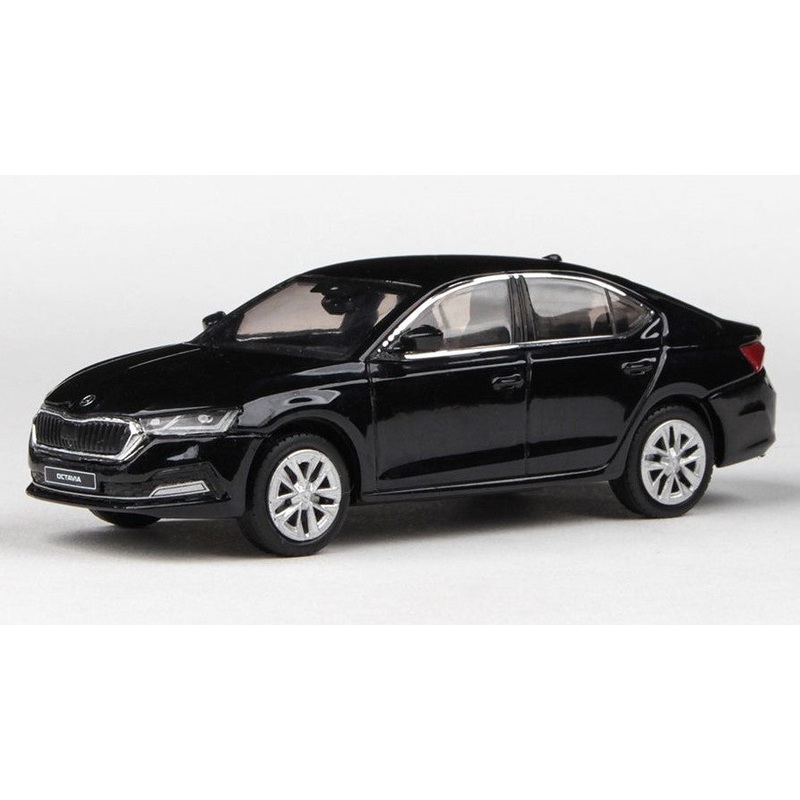 MODELLINO SCALA COMPATIBILE CON SKODA OCTAVIA IV 2020 BLACK 1:43 ABREX AB036DD