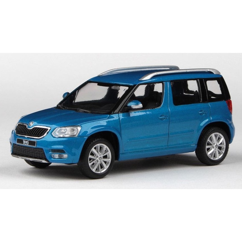 MODELLINO SCALA COMPATIBILE CON SKODA YETI FL 2013 MET.BLUE 1:43 ABREX AB031LJ
