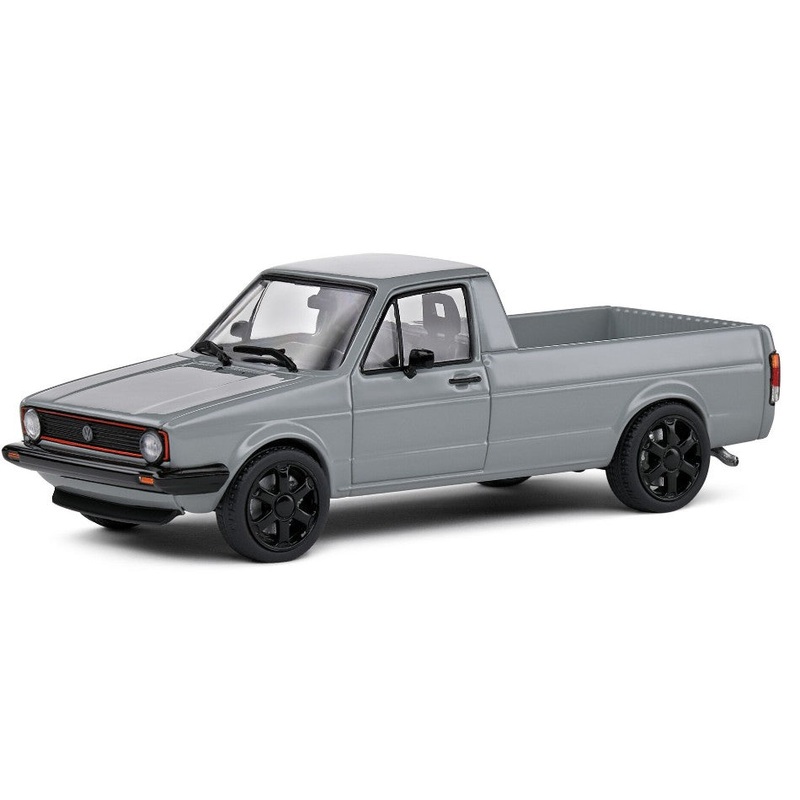 MODELLINO SCALA COMPATIBILE CON VOLKSWAGEN CADDY PICK-UP 1982 GREY 1:43 SOLIDO SL4312304