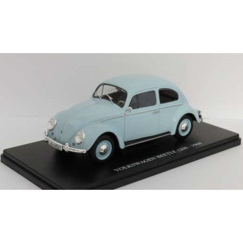 MODELLINO SCALA COMPATIBILE CON VW BEETLE 1200 1960 LIGHT BLUE 1:24 EDITORIA MAG24VWBEETLE1200B