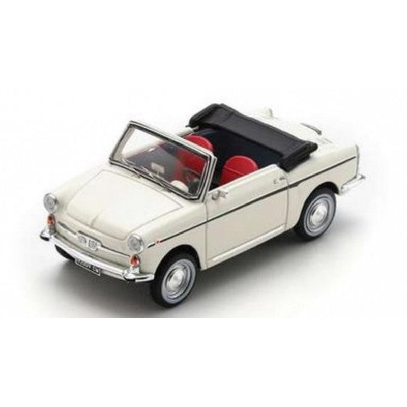 MODELLINO Schuco AUTOBIANCHI BIANCHINA CABRIO 1962 WHITE (PRO.R43) 1:43 MODEL SCALE SH450933700 250506