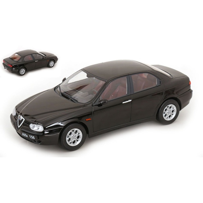MODELLINO Triple 9 ALFA ROMEO 156 1998 BLACK 1:18 MODEL SCALE T9-1800512 250506