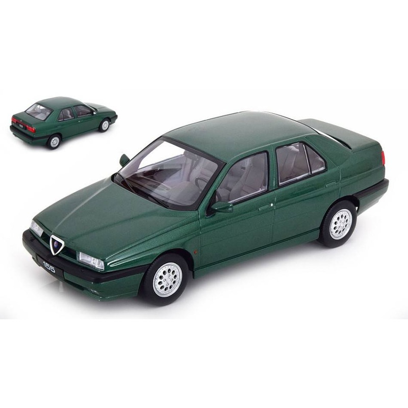 SCALE MODEL COMPATIBLE WITH ALFA ROMEO 155 1996 GREEN METALLIC 1:18 TRIPLE 9 T9-1800383