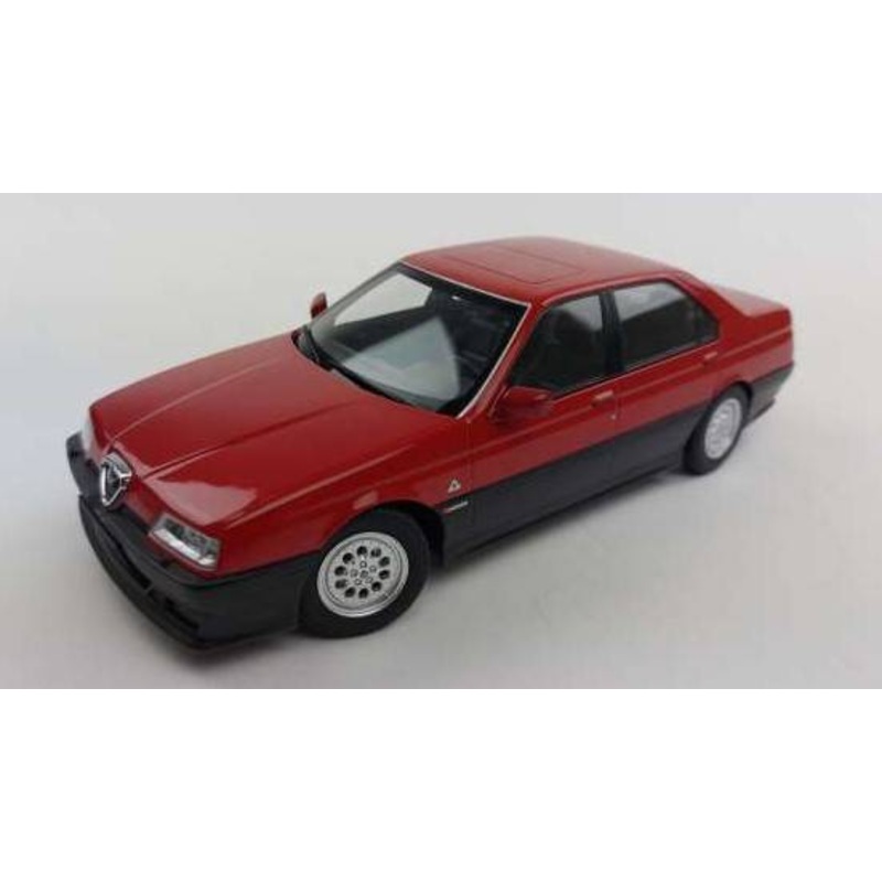 SCALE MODEL COMPATIBLE WITH ALFA ROMEO 164 Q4 1994 RED/BLACK INTERIOR 1:18 TRIPLE 9 T9-1800321