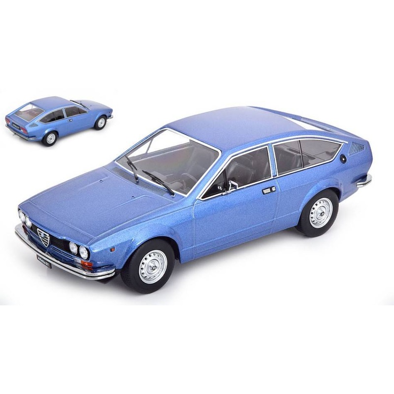 SCALE MODEL COMPATIBLE WITH ALFA ROMEO ALFETTA GT 1.6 1976 LIGHT BLUE METALLIC 1:18 KK SCALE KKDC181062