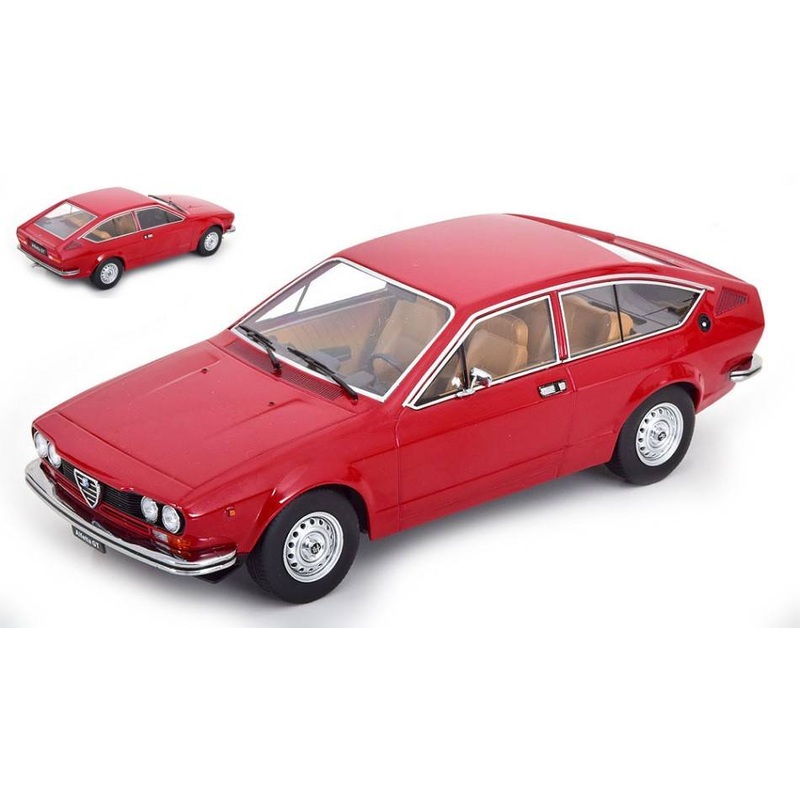 SCALE MODEL COMPATIBLE WITH ALFA ROMEO ALFETTA GT 1.6 1976 RED 1:18 KK SCALE KKDC181061