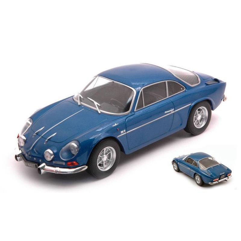 SCALE MODEL COMPATIBLE WITH ALPINE RENAULT A110 1300 METALLIC BLUE 1:24 WHITEBOX WB124058