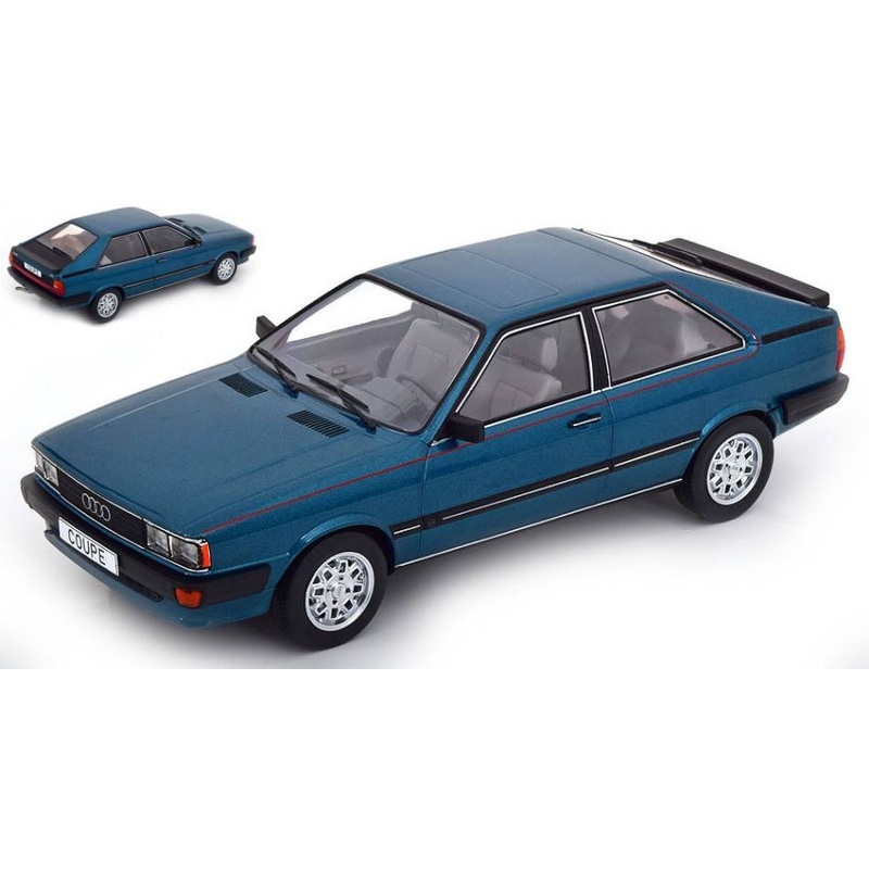 SCALE MODEL COMPATIBLE WITH AUDI COUPE GT 1980 MET.DARK TURQUOISE 1:18 MODELCARGROUP MCG18315