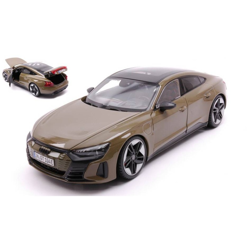 SCALE MODEL COMPATIBLE WITH AUDI RS e-TRON GT 2022 GREEN 1:18 BURAGO BU11050G