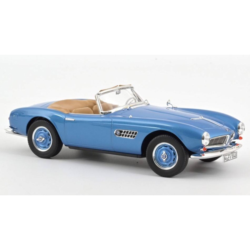 SCALE MODEL COMPATIBLE WITH BMW 507 CABRIOLET 1957 BLUE 1:18 NOREV NV183234