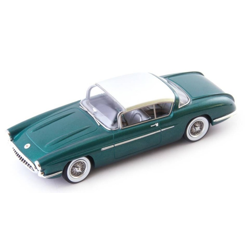 SCALE MODEL COMPATIBLE WITH CHEVROLET CORVETTE IMPALA XP-101 1956 TURQUOISE 1:43 AVENUE43 AVN60098