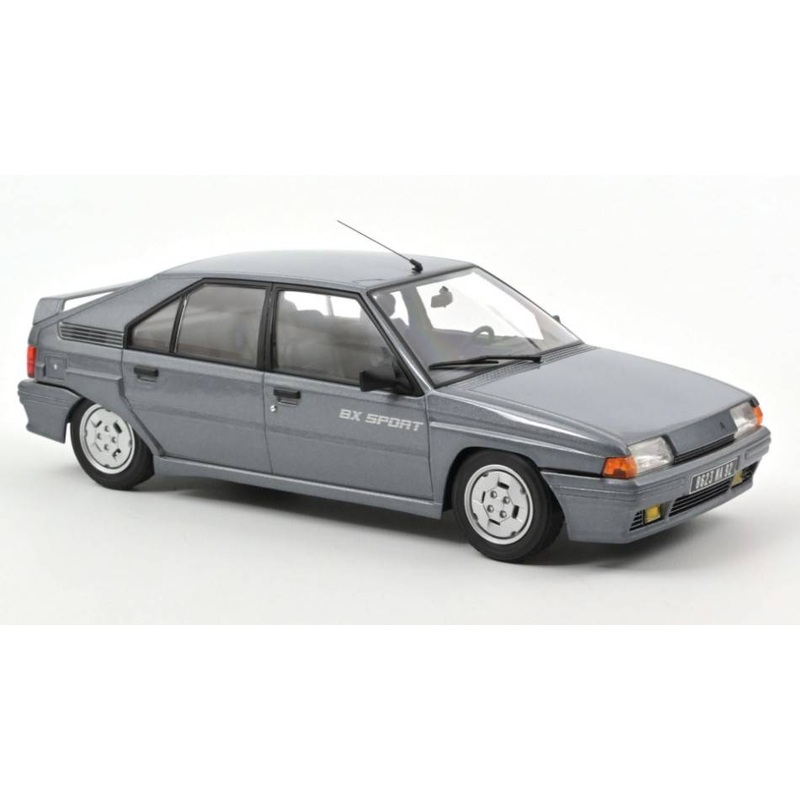 SCALE MODEL COMPATIBLE WITH CITROEN BX SPORT 1985 FOX GRAY 1:18 NOREV NV181690