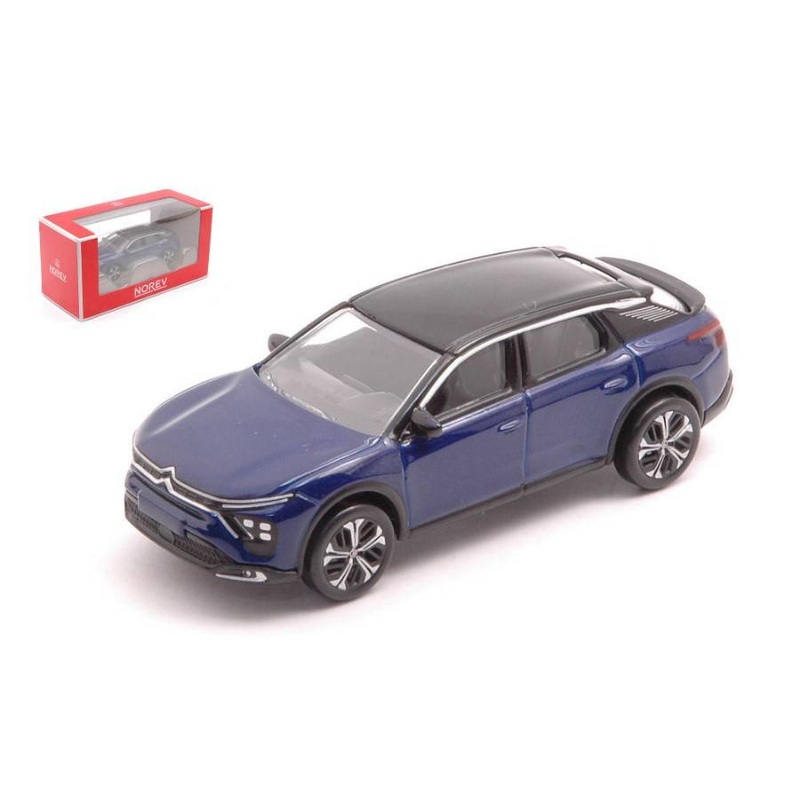 SCALE MODEL COMPATIBLE WITH CITROEN C5X 2021 BLUE 1:64 NOREV NV310927