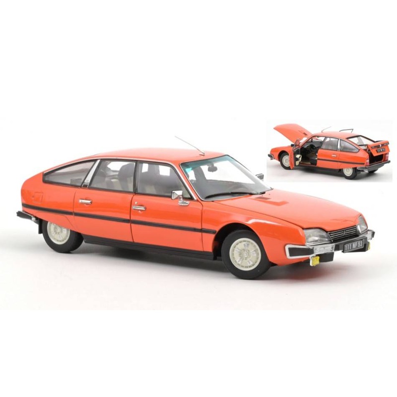 SCALE MODEL COMPATIBLE WITH CITROEN CX 2400 GTI 1977 MANDARINE 1:18 NOREV NV181524