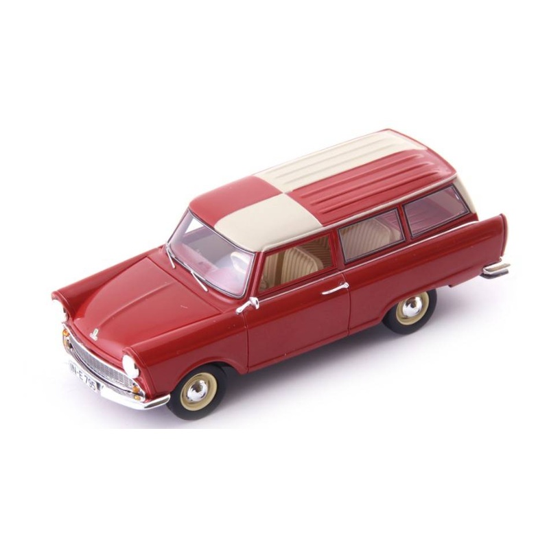 SCALE MODEL COMPATIBLE WITH DKW F11 UNIVERSAL 1961 RED 1:43 AUTOCULT ATC06057