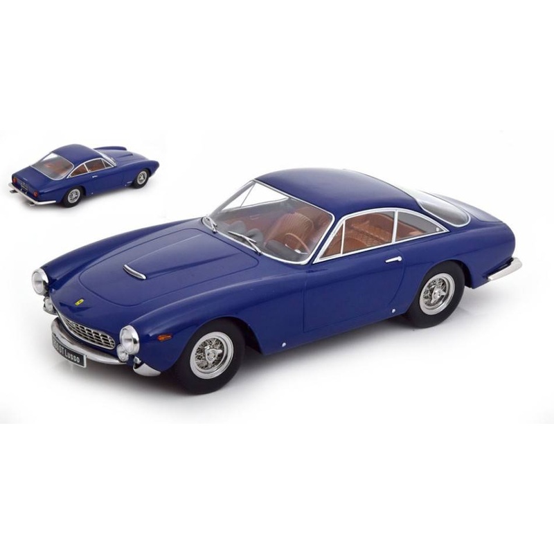 SCALE MODEL COMPATIBLE WITH FERRARI 250 GT LUSSO 1962 BLUE 1:18 KK SCALE KKDC181024