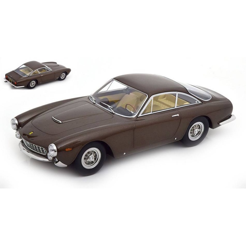SCALE MODEL COMPATIBLE WITH FERRARI 250 GT LUSSO 1962 BROWNMETALLIC 1:18 KK SCALE KKDC181023